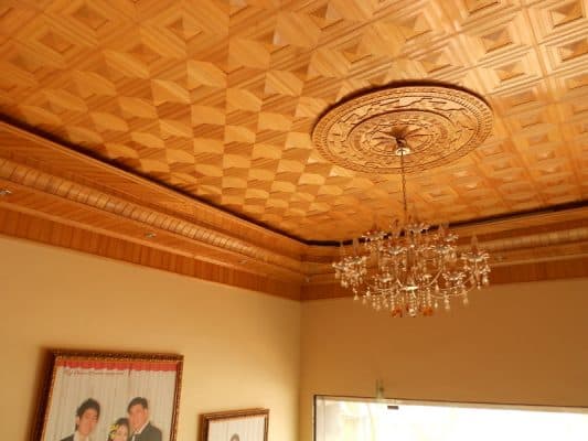 Thiết kế nhà trần gỗ đẹp