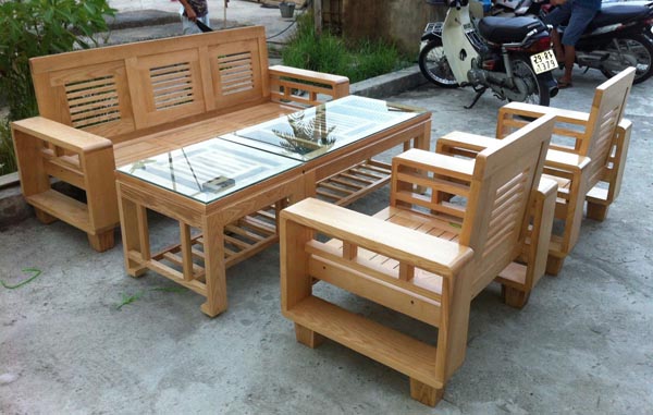 Bàn ghế gỗ phòng khách nhỏ Bàn ghế gỗ phòng khách nhỏ