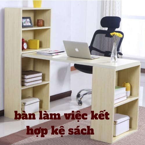 bàn làm việc kết hợp kệ sách bàn làm việc kết hợp kệ sách